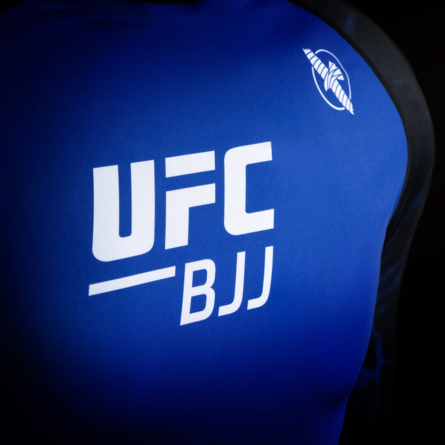 Rashguard Hayabusa x UFC BJJ Maniche Lunghe – Blu/Nero
