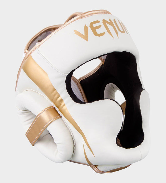 Venum Huvudskydd Elite – Vit/Guld – Huvudskydd