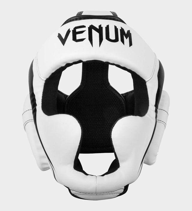 Kask bokserski Venum Elite – Biały/Czarny – Kaski bokserskie