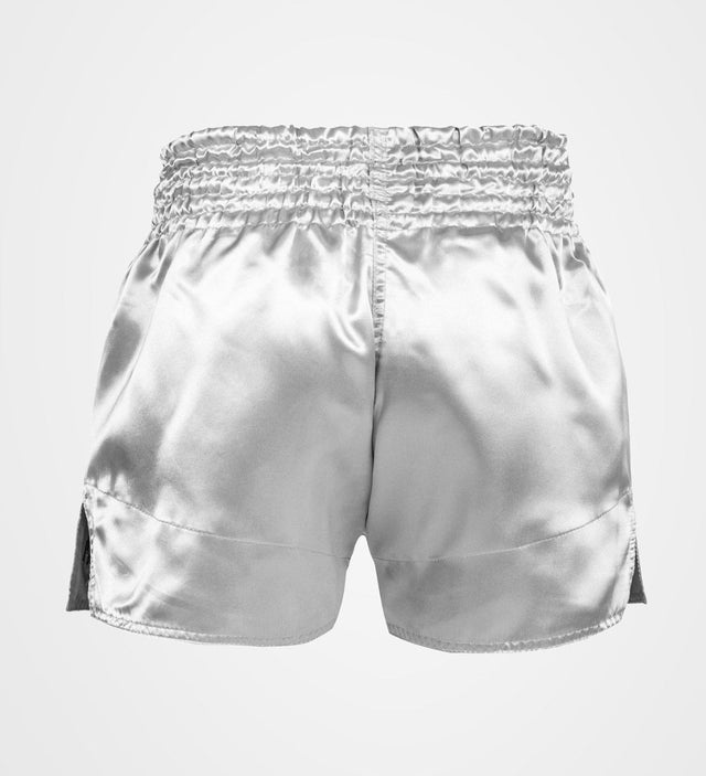 Pantaloni scurți de kickboxing Venum Classic – Argintiu/Negru