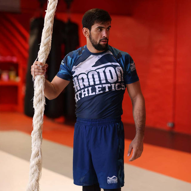 Rashguard Phantom Athletics Warfare – Camo Bleu Marine