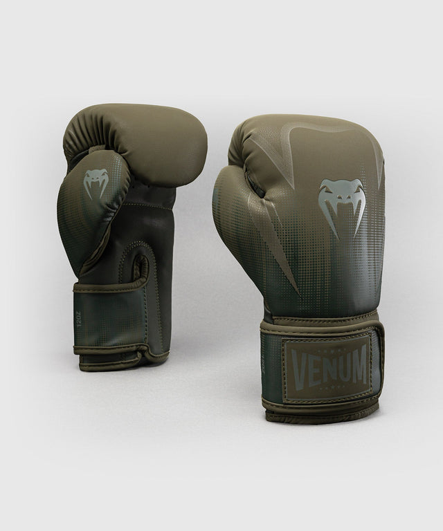 Gants de boxe Venum Stealth – Kaki/Vert foncé