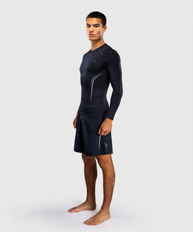 Venum Rashguard G-Core Long Sleeves – Navy/White