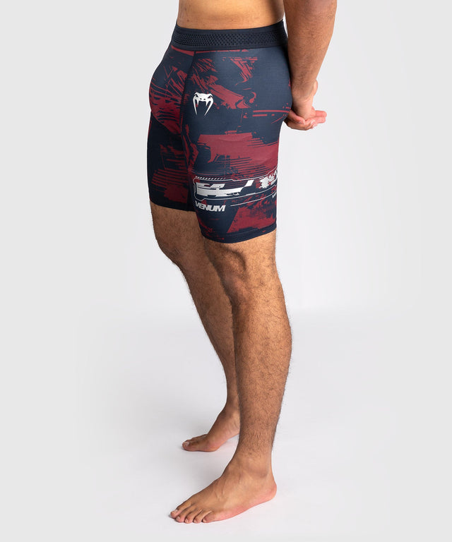 Venum UFC MMA-shorts Zenith – Marineblå/Bordeaux/Sølv