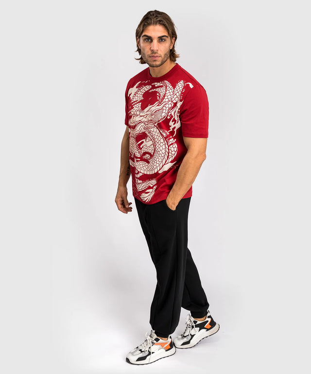 Venum T-shirt Dragon's Flight - Rosso/Crema
