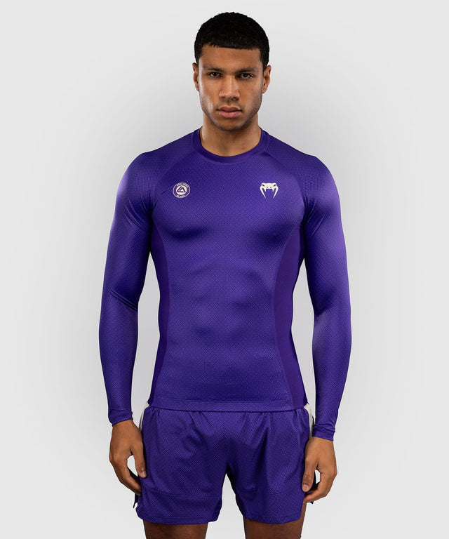 Rashguard Venum x Roger Gracie Academy Mangas Compridas – Roxo