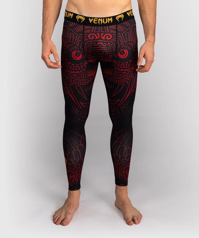 Mallas de compresión Venum Quetzal Fury – Negro/Rojo