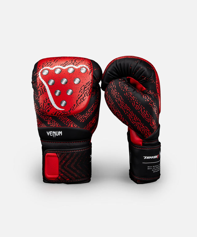 Venum Boxhandschuhe TEKKEN 8 Kazuya – Rot/Schwarz – Foto 1