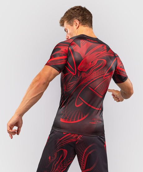 Rashguard Venum Crimson Viper 2.0 Krótkie Rękawy – Czarny/Czerwony