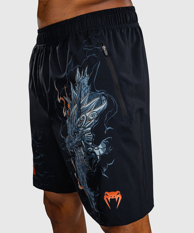 Venum Träningsshorts Thunder Dragon – Svart/Grå/Koppar
