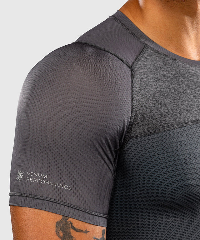 Venum Rashguard G-Fit Scale Korte Mouwen - Grijs