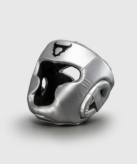 Ringhorns Charger Headgear Argento/Nero - vista laterale