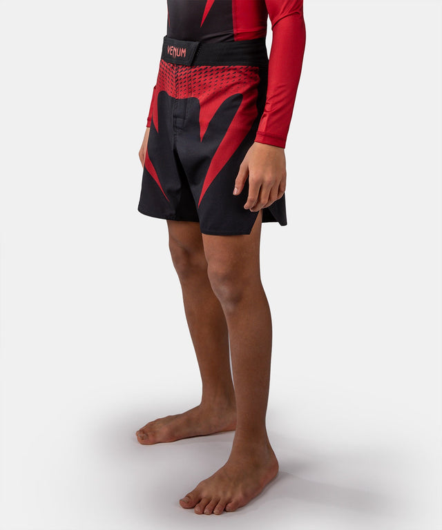 Shorts de MMA Venum Attack Enfant – Noir/Rouge
