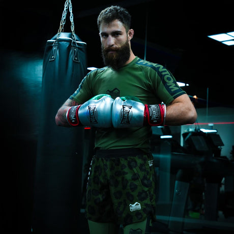 Gants de boxe Phantom Athletics Mexico – Argent/Vert/Rouge