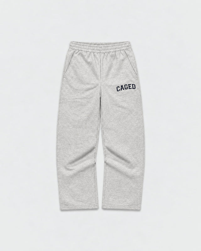 Pantaloni da jogging Caged Varsity – Grigio Melange