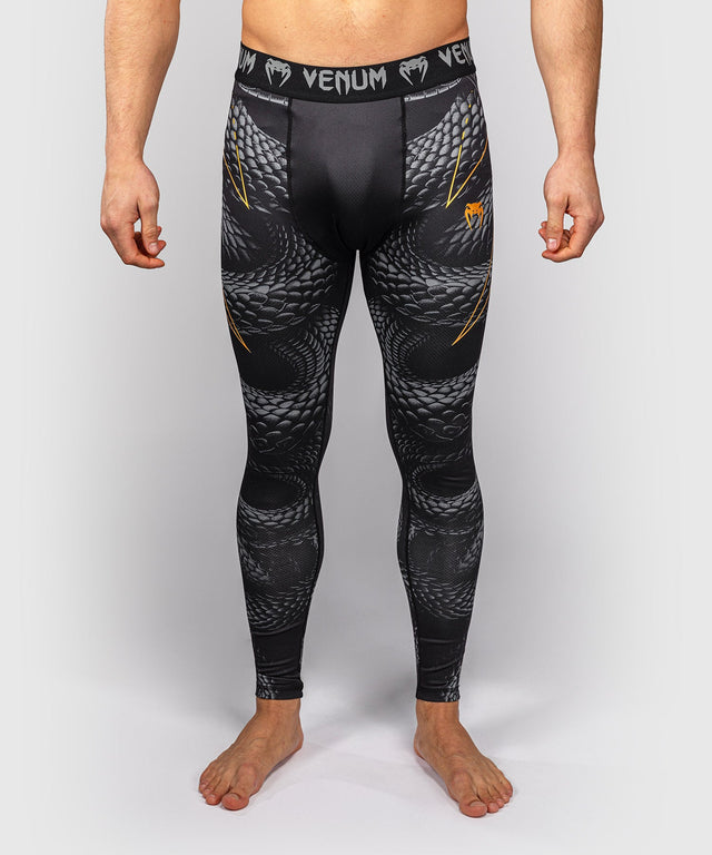Shorts de compression & spats Venum Matupa – Noir/Gris/Or