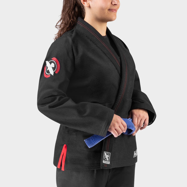 Hayabusa BJJ-gi Valor Lightweight til kvinder - Sort