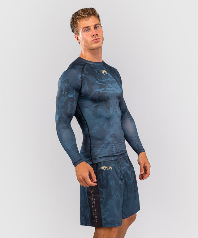 Rashguard Venum Jujutsu Kaisen Fushiguro Maniche Lunghe - Blu