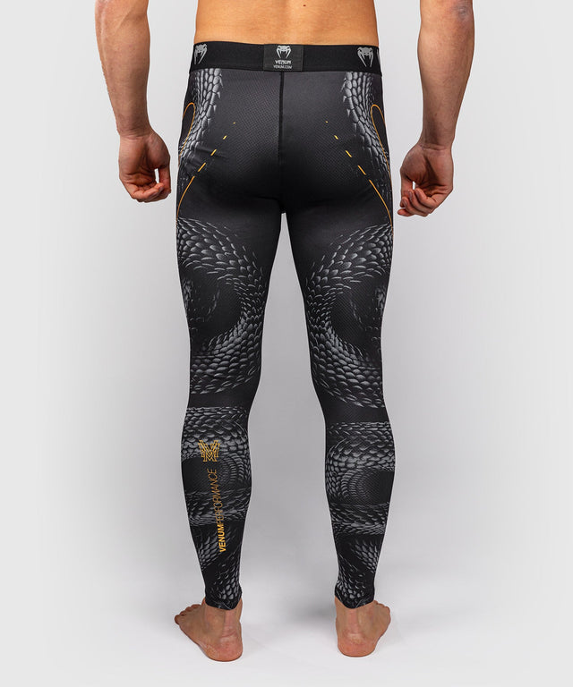 Shorts de compression & spats Venum Matupa – Noir/Gris/Or