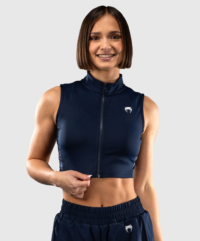 Canotta Venum Sculpt Shape da donna – Blu marino