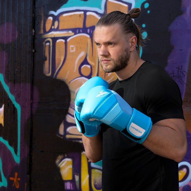 Hayabusa Boxningshandskar T3 Neon – Blå