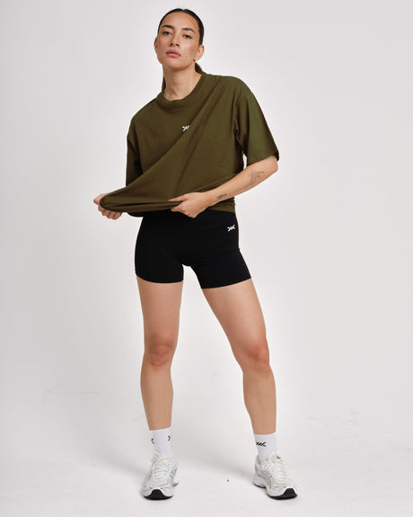 T-shirt Caged CBU – Kaki Vert Femme