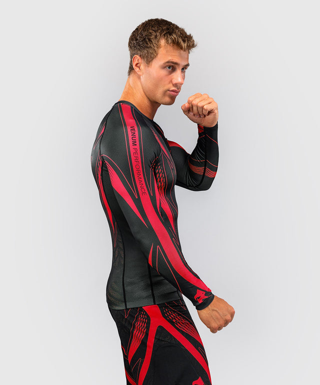 Rashguard Venum Amazonia Reborn manica lunga – Nero/Rosso