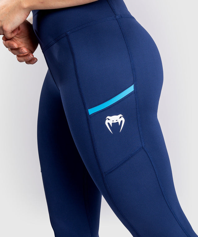Leggings Venum x Top Rank Original – Blu marino donna