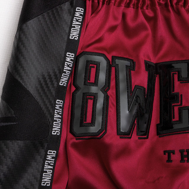 Pantalones de Muay Thai 8 WEAPONS Carbon – Rojo
