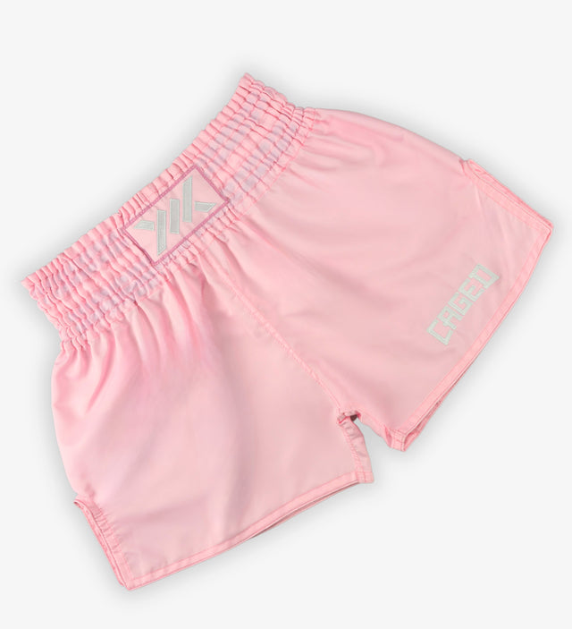 Caged Muay-Thai-Shorts Classic – Baby Rosa Damen