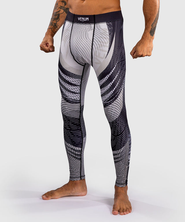 Pantaloncini a compressione Venum Galactic 3.0 – Bianco sporco/Nero