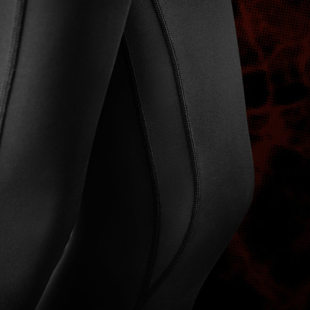 Leggings de BJJ Hayabusa x UFC para mujer – Negro/Rojo