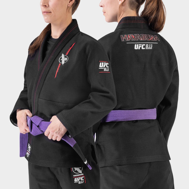 Hayabusa x UFC BJJ-gi til kvinder Lightweight - Sort