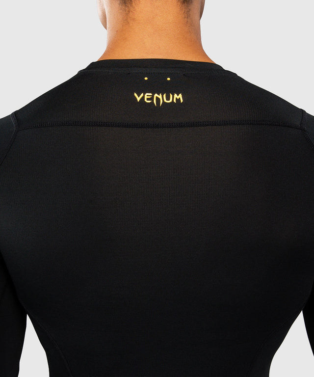 Venum Rashguard G-Core Långärmad – Svart/Guld