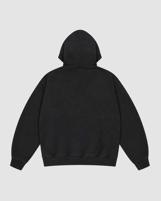 Caged Hoodie Varsity – Negro