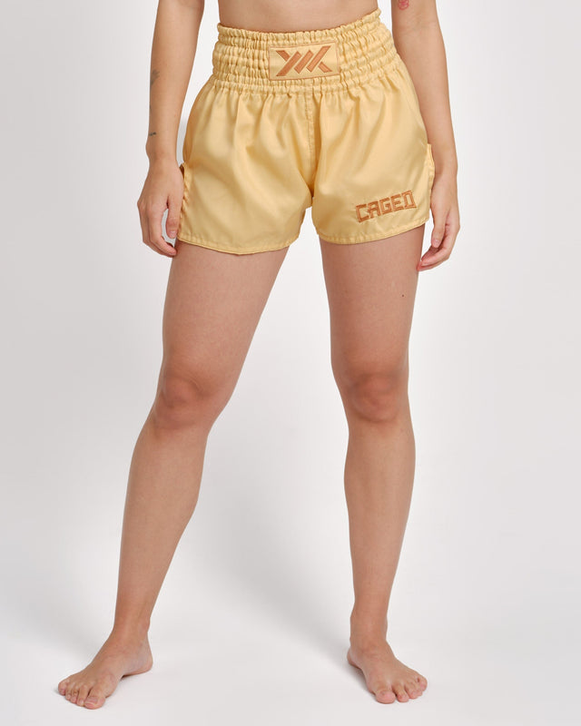 Shorts de Muay Thai Caged Classic – Pêche
