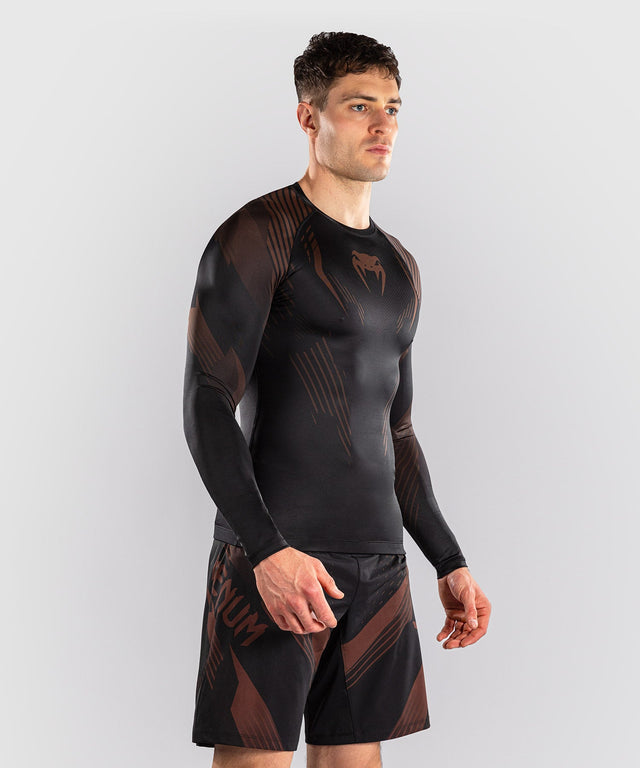Rashguard Venum No-Gi 6.0 – Černá/Hnědá