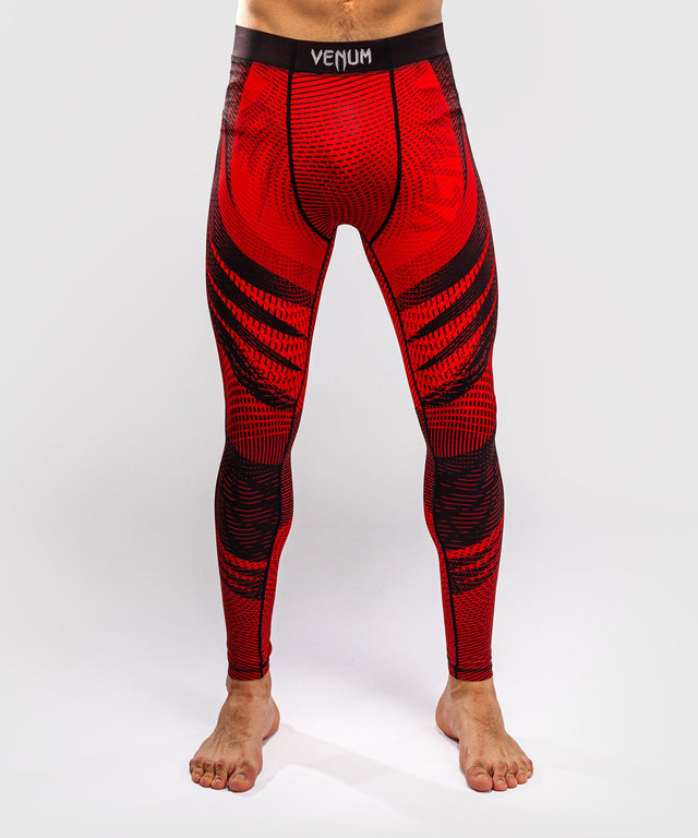 Calções de compressão Venum Galactic 3.0 Spats – Vermelho/Prateado