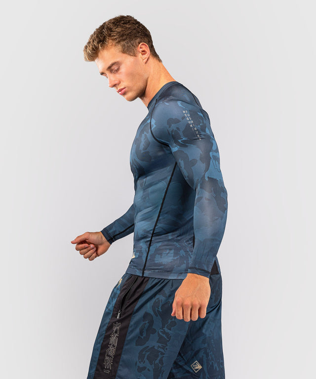 Rashguard Venum Jujutsu Kaisen Fushiguro Maniche Lunghe - Blu