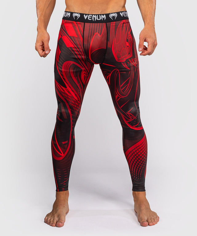 Calções de compressão Venum Crimson Viper 2.0 – Preto/Vermelho