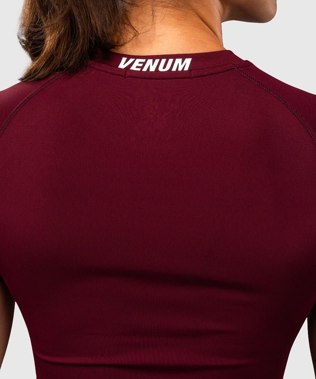 Rashguard Venum Aero XT manches courtes – Prune