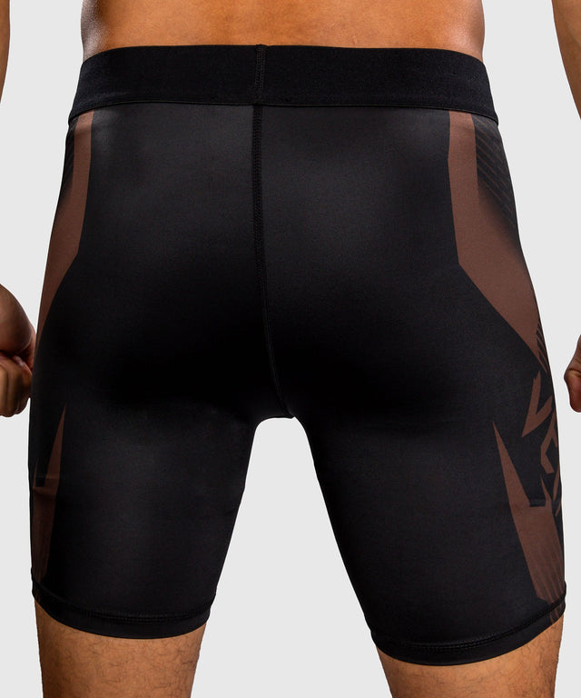 Pantaloncini a compressione Venum No-Gi 6.0 – Nero/Marrone