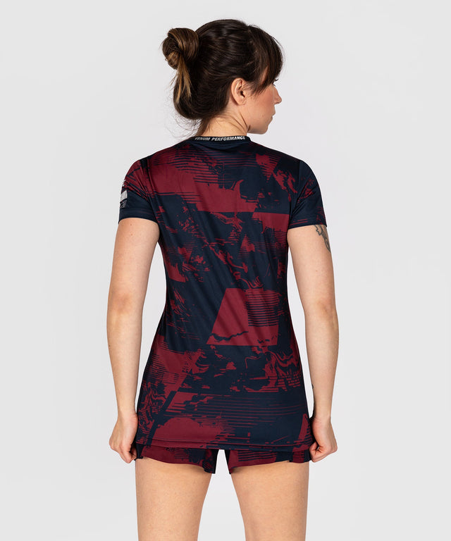 T-shirt Venum UFC Zenith – Blu navy/Bordeaux/Argento