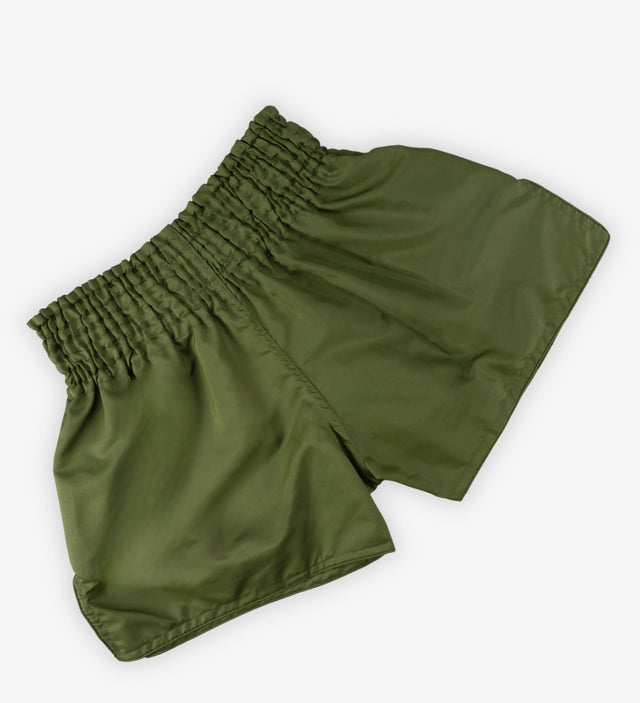 Muay Thai trenky Caged Classic – Khaki/Černé (dámské)