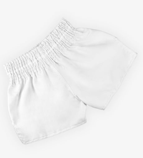 Pantaloncini Muay Thai Caged Classic – Bianco/Nero donna