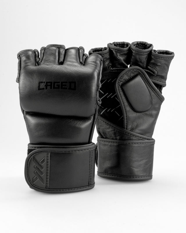 Mănuși MMA Caged 'X' Series – Negru/Negru