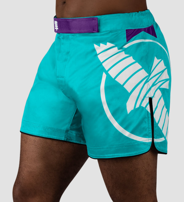 Calções de MMA Hayabusa Icon – Verde-oceano