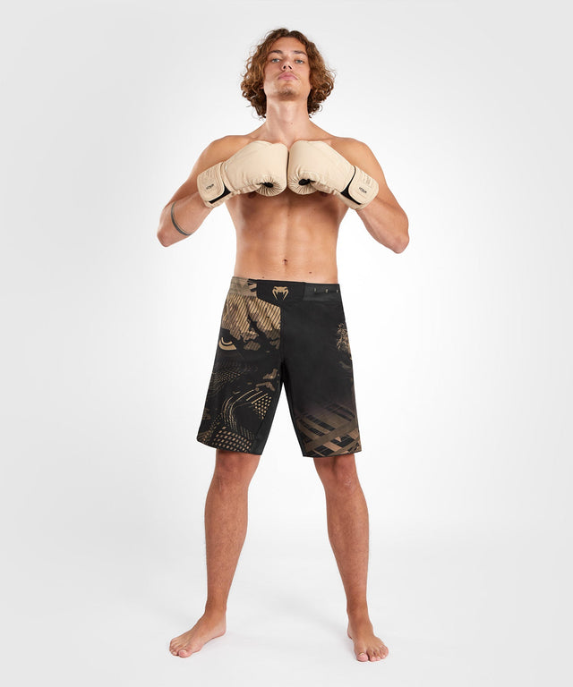 Shorts de MMA Venum Gorilla Jungle – Noir/Sable