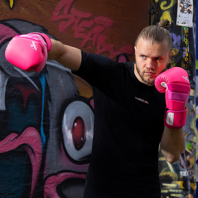 Luvas de boxe Hayabusa T3 Neon – Rosa