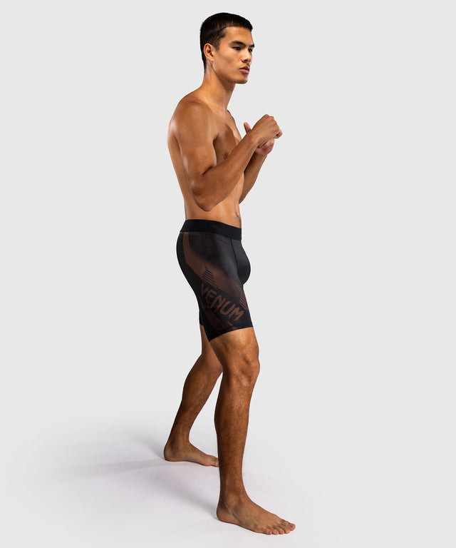 Pantaloncini a compressione Venum No-Gi 6.0 – Nero/Marrone